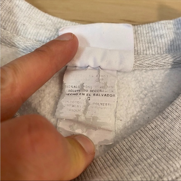 Champion Sweatshirt Mens Gray Reverse Weave Crewneck Long Sleeve OHIO Size Large - Picture 7 of 9